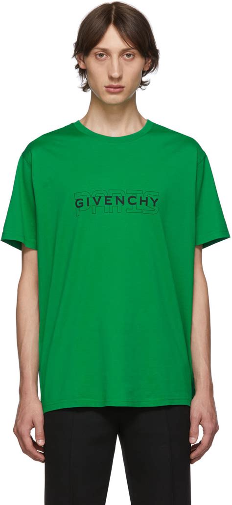 givenchy t shirt 2013 green strap|Givenchy 2013 Printed T.